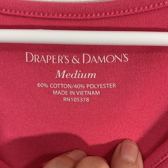 Draper’s & Damon’s Medium pink tank top, good condition - Picture 2 of 4